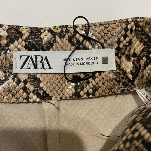 Zara animal print emboss miniskirt - Picture 7 of 7